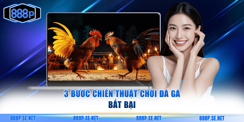 3 bước chiến thuật chơi đá gà bất bại