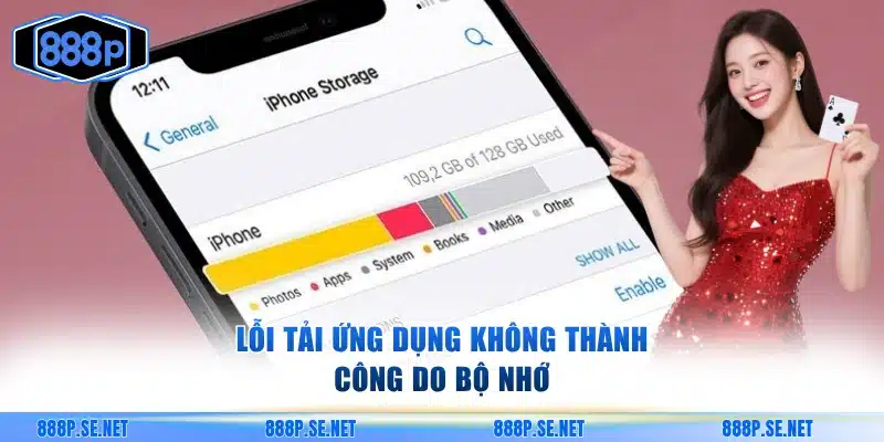 Lỗi tải ứng dụng không thành công do bộ nhớ